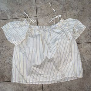 Off the shoulder blouse!